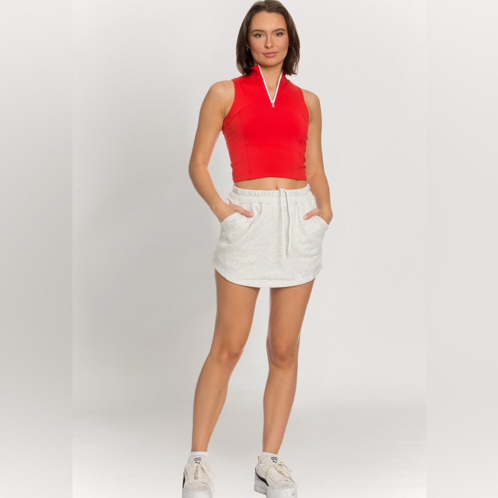 Gold Hinge Candy Red Day to Night Quarter-Zip Top - XXL